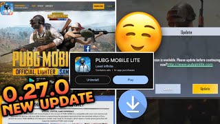 PUBG MOBILE LITE DOWNLOAD 0270 NEW UPDATE 😍 PUBG LITE LOADING PROBLEM FIX I CRASH FIX I NEW GUN [upl. by Farrow]