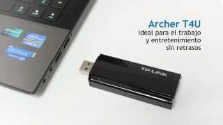 Adaptador inalámbrico USB de banda dual AC1200 Archer T4U [upl. by Eliason199]