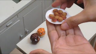 Miniature Food Cooking Tiny Butter Biscuits mini food [upl. by Gerius]