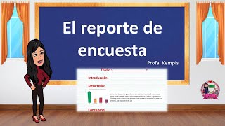 El reporte de encuesta ¿Qué es ¿Cómo se elabora Tipos de nexos y gráficas [upl. by Suidualc]