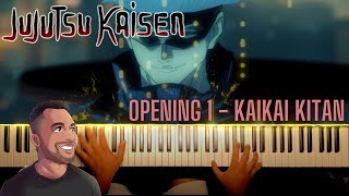 Animenz  Kaikai Kitan  Jujutsu Kaisen Opening 1  Piano [upl. by Ormond]