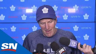 Mike Babcock Opens Up About Relationship With Leafs GM Kyle Dubas [upl. by Terrye]