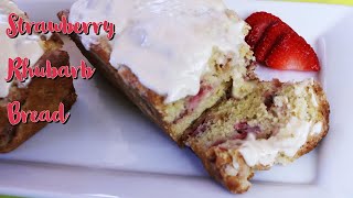 Strawberry Rhubarb Bread [upl. by Enneibaf]