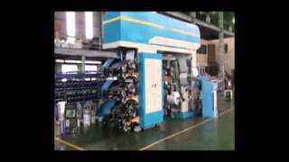 Off line 6 color flexographic printing machine H6600 [upl. by Ivers]