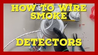 How to wire smoke detectors  smoke detector interconnection  The Electrical Guide [upl. by Swayne174]