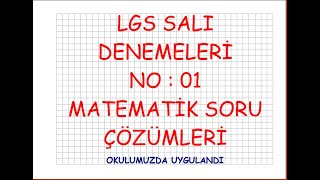 SALI DENEMELERİ 01 [upl. by Crichton]