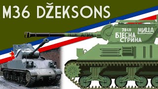 M36 Džeksons  M36 ‘Jackson’ in Yugoslavian Service [upl. by Sheridan30]