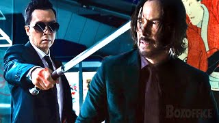 John Wick VS Caine  John Wick 4 Baba Yaga  Clipe [upl. by Annim]