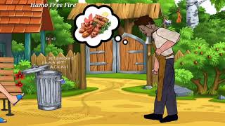 Free fire animation new video 2D 3D 🌭🍗😋😋😋 [upl. by Branca]