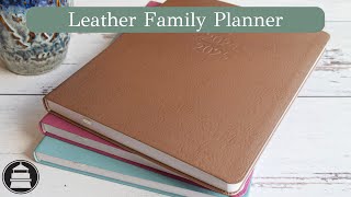 Leather Family Planner 2  Gallery Leather [upl. by Enahsed]