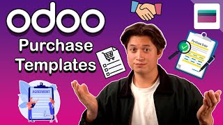 Purchase Templates  Odoo Purchase [upl. by Layne941]