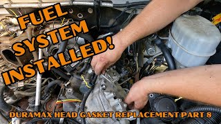 DURAMAX HEAD GASKET REPLACEMENT PART 8 [upl. by Karylin992]