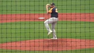 Alek Manoah RHP West Virginia  2019 Draft [upl. by Nihs497]