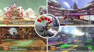 Mario Kart 8 Deluxe  All Battle Courses amp Modes [upl. by Iene]