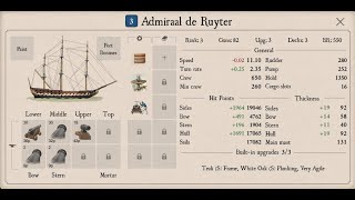 Naval Action PvE  Testing Out My New Admiraal de Ruyter [upl. by Buke]