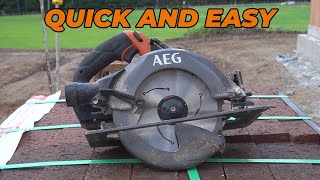 How to Change AEGs 185mm Circular Saw Blade [upl. by Deck]