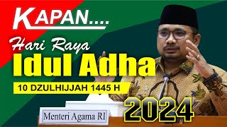 Kapan Idul Adha 2024  Hari Raya Idul Adha 2024 jatuh pada tanggal  10 Dzulhijjah  Kalender 2024 [upl. by Godding]