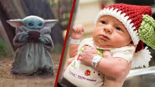 The Force Is With These Baby Yoda Newborns [upl. by Lashonde]