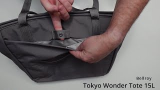 UNBOXINGTRAVEL GEAR Bellroy Tokyo Wonder Tote 15L [upl. by Schmeltzer717]