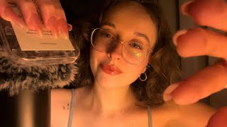 ASMR clicky close whispers energy rain nail tapping hand sounds [upl. by Selina]