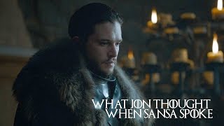 What Jon Snow REALLY Thinks of Sansa Game of Thoughts [upl. by Sikata727]