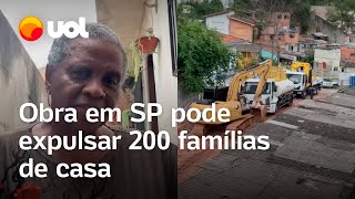 Construção de túnel pode expulsar 200 famílias de casa em São Paulo Lutei para construir [upl. by Yzzik]