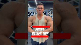 Tips front raises 🔥 farezafeb motivation fitness gym workout [upl. by Inava739]