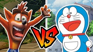 CRASH BANDICOOT VS DORAEMON  Rap Random Battles [upl. by Rosana]