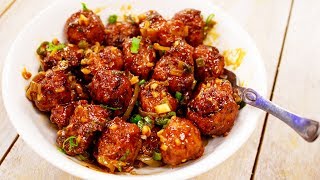 Cabbage Manchurian Recipe  Restaurant Style Veg Manchuria  Indo Chinese CookingShooking [upl. by Nomsed]