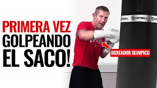 Te enseño a golpear el saco de boxeo  guia para principiantes [upl. by Ailec122]