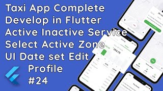 24 Flutter Taxi App Tutorial Fetching Service and Zone Lists  Advanced Profile UI [upl. by Heber]