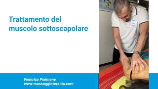 Trattamento del muscolo sottoscapolare [upl. by Barron]