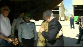 Captured Israeli soldier returns home [upl. by Xaviera]