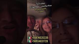 Saludos de Clientes satisfechos El Charro Vargas y sus Mariachis 🇲🇽 56974535339 🇲🇽 56934831728 [upl. by Rekrap]