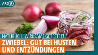 Zwiebel Hausmittel gegen Husten Entzündungen und mehr  NATÜRLICH WIRKSAM GETESTET  ARD GESUND [upl. by Atrice]