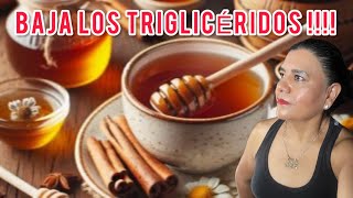 ‼️INFUSIÓN POTENTE PARA BAJAR TRIGLICÉRIDOSCOLESTEROLAZÚCAR EN SANGRE‼️ [upl. by Dogs]