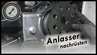 Anlasser nachrüsten  S51SR50 Tutorial [upl. by Iahcedrom]