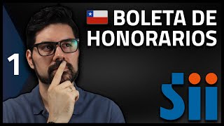 Como emitir una boleta de honorarios en solo 5 minutos SII Chile 2024 [upl. by Noswal]