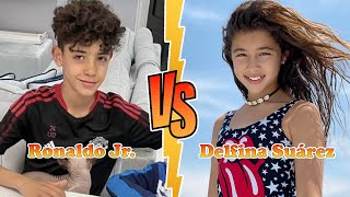 Cristiano Ronaldo Jr VS Delfina Suárez Luis Suárezs Daughter Transformation ★ From Baby To 2024 [upl. by Llerat]