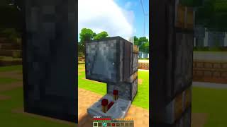 Vertical Double Piston Extender in Minecraft Tutorial minecraftshorts shorts [upl. by Nasar802]