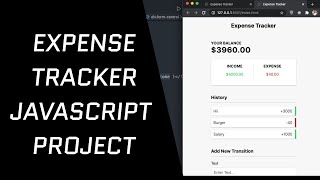 Hindi Expense Tracker  JavaScript Microproject  Basic JS Projects For Learning [upl. by Anurb]