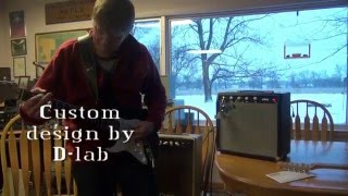 Dlab OptiPlexer tube guitar amp demo using Celestion 12quot speaker [upl. by Nuahsyt]