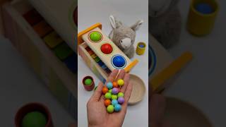 Xylophone 🌈 Ball Mallet 🎹 Balls 🔨 Hammer 🌈 xylophone sweetmarblescandy satisfying [upl. by Antonina]