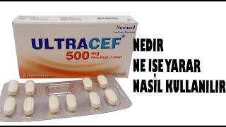 ULTRACEF Tablet Sefprozil Nedir Niçin Kullanılır Nasıl Kullanılır Yan Etkileri Nelerdir [upl. by Ydorb]