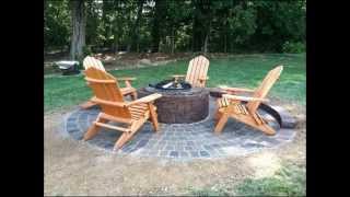 Small Patio amp Fire Pit Landscape Construction  Hanover Pa 17331 [upl. by Willet]