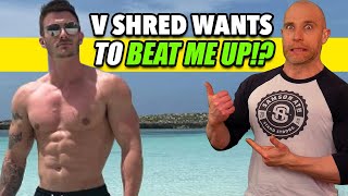 DOES V SHRED WANT TO BEAT ME UP  Comment Reaction [upl. by Annoled]