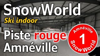 SnowWorld Amnéville  Ski Alpin indoor  Piste rouge avril 2023 4K [upl. by Ahso]