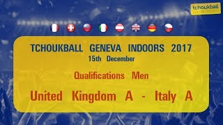 Tchoukball Geneva Indoors 2017  Nations Cup Men  United Kingdom A  Italy A [upl. by Anivram]