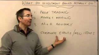 What do investment banks actually do  MoneyWeek Investment Tutorials [upl. by Adnilemre]