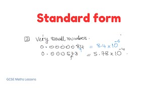 Standard form [upl. by Aspa787]